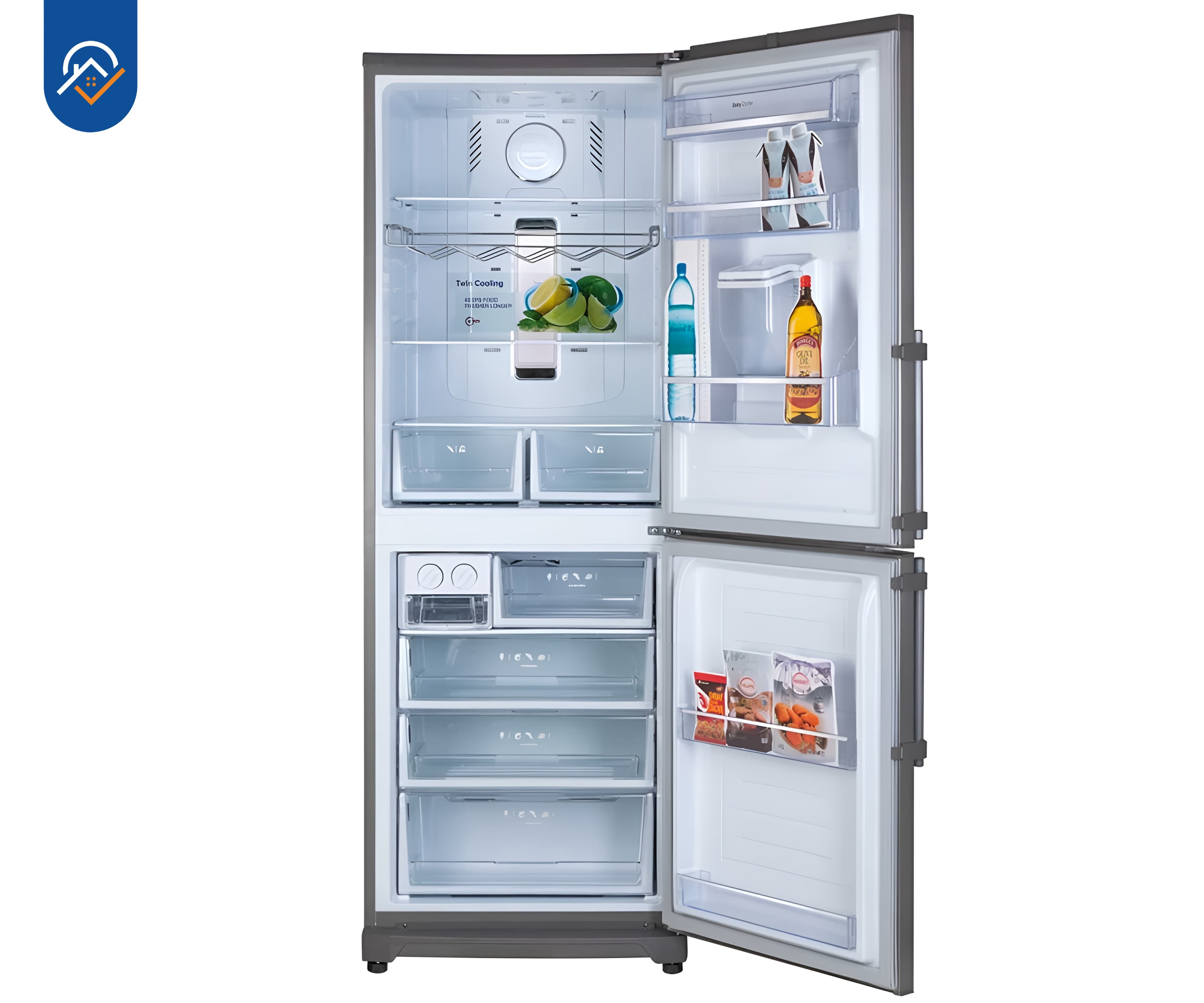 یخچال فریزر طرح فریزر پایین کلور مدل FRNT 101W