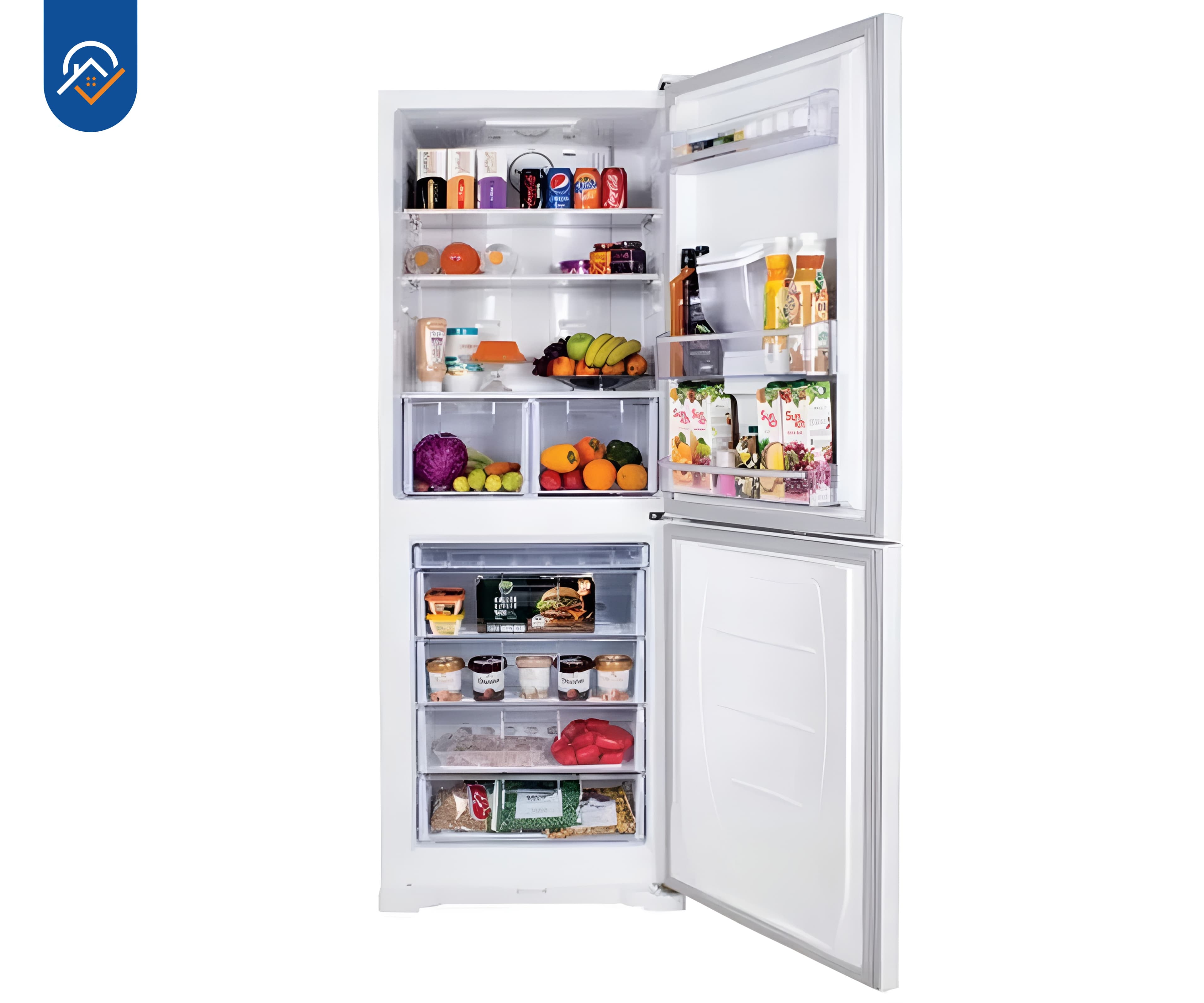 یخچال فریزر طرح فریزر پایین تکنوگلد  مدل540W