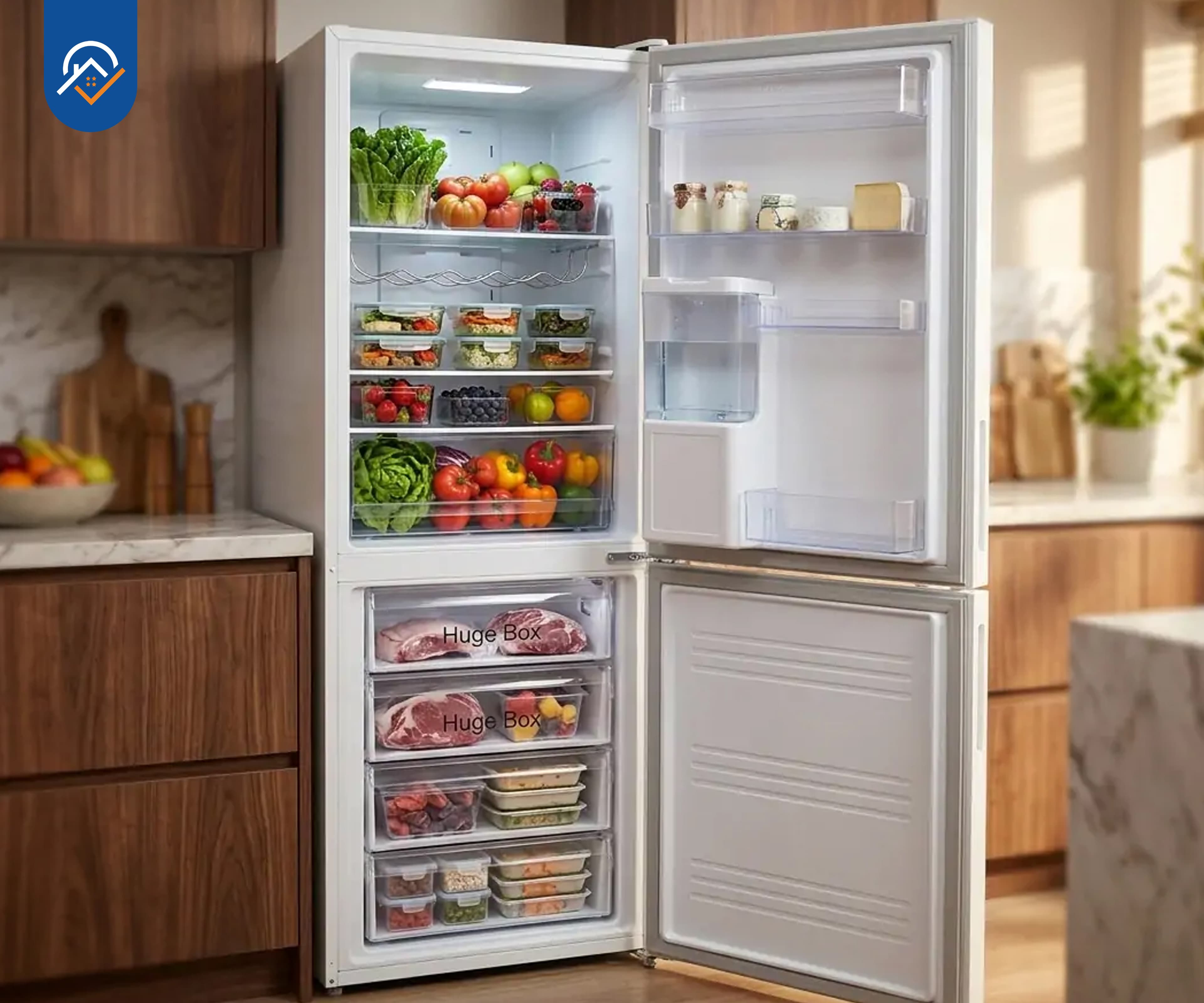 یخچال فریزر طرح فریزر پایین دوو مدل BMi-10S